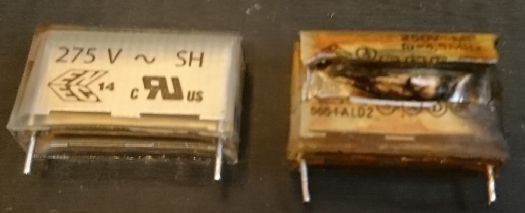 Damaged Capacitor